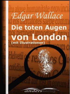 cover image of Die toten Augen von London (mit Illustrationen)